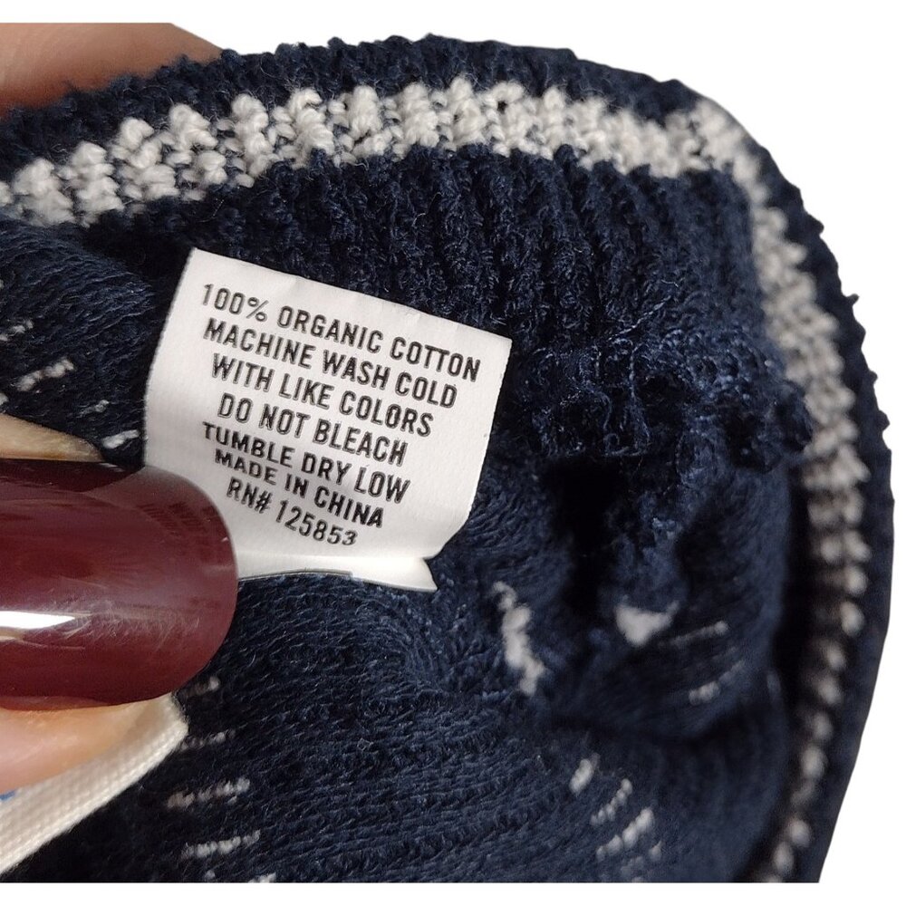 Taylor Stitch The Adams Terry Sweatshirt L Nautical Organic Cotton Preppy Blue - Picture 5 of 5